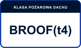 Klasyfikacja BROOF(t4): odporność dachu na ogień zewnętrzny