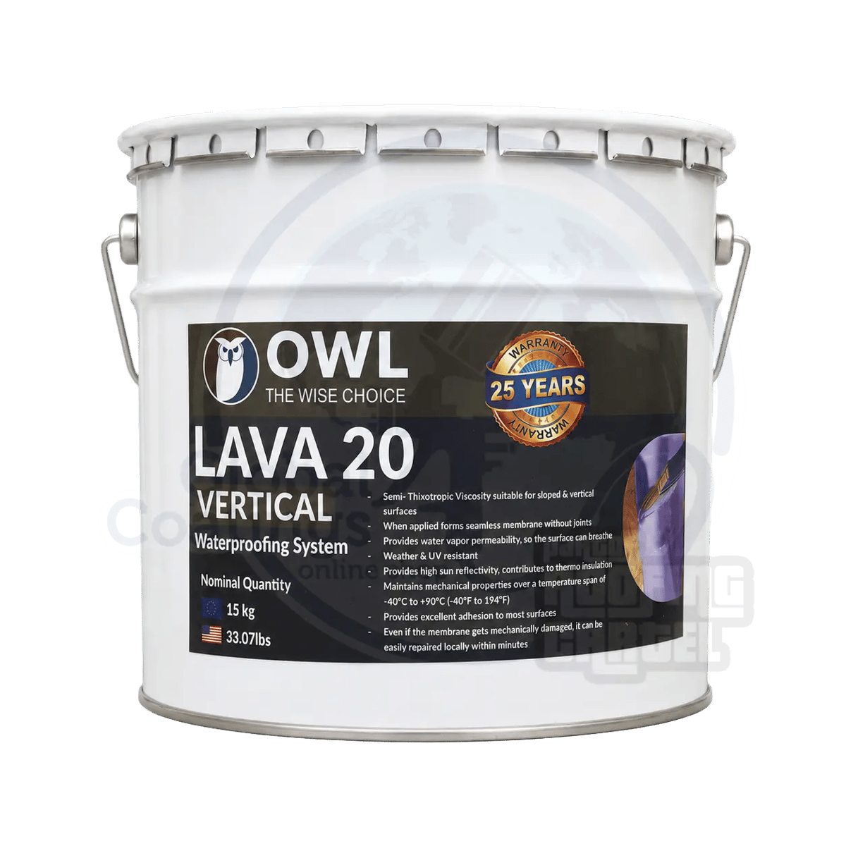 LAVA 20 Vertical 15 kg Tiksotropowa membrana poliuretanowa