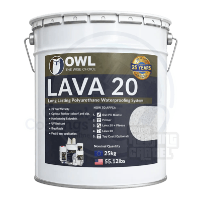 LAVA 20 25kg Płynna membrana poliuretanowa - Uszczelniająca guma w płynie