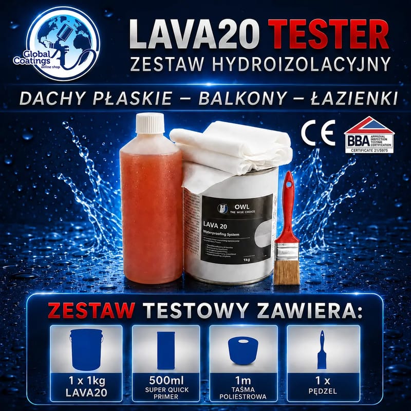 Zestaw naprawczy hydroizolacyjny LAVA 20 Small Patch