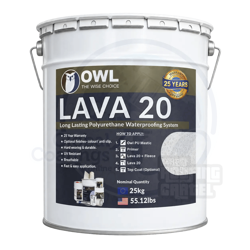 LAVA 20 25kg Płynna membrana poliuretanowa - Uszczelniająca guma w płynie