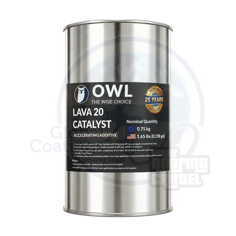 Przyspieszacz utwardzania do membrany 25kg - LAVA 20 Catalyst 0,75kg